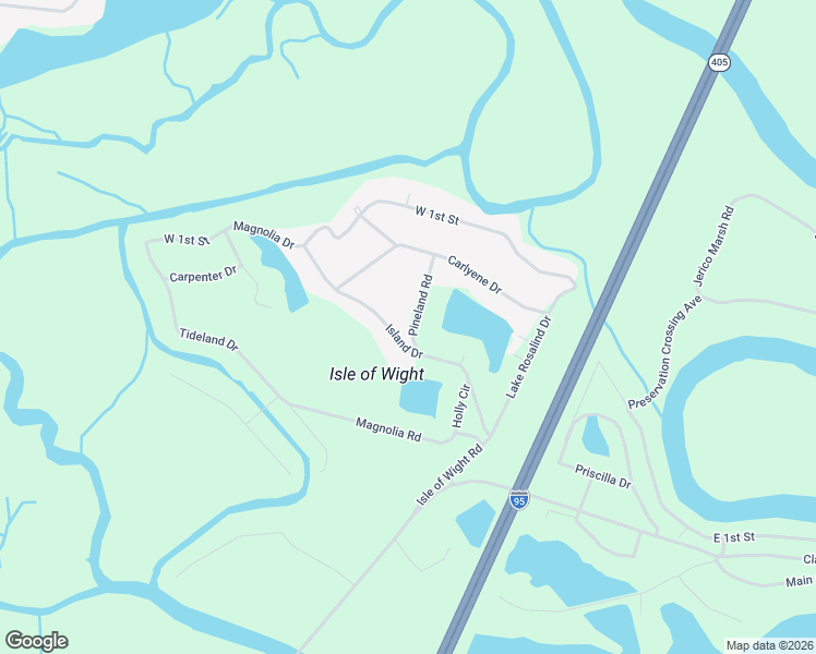 map of restaurants, bars, coffee shops, grocery stores, and more near 94 Pineland Road in Midway