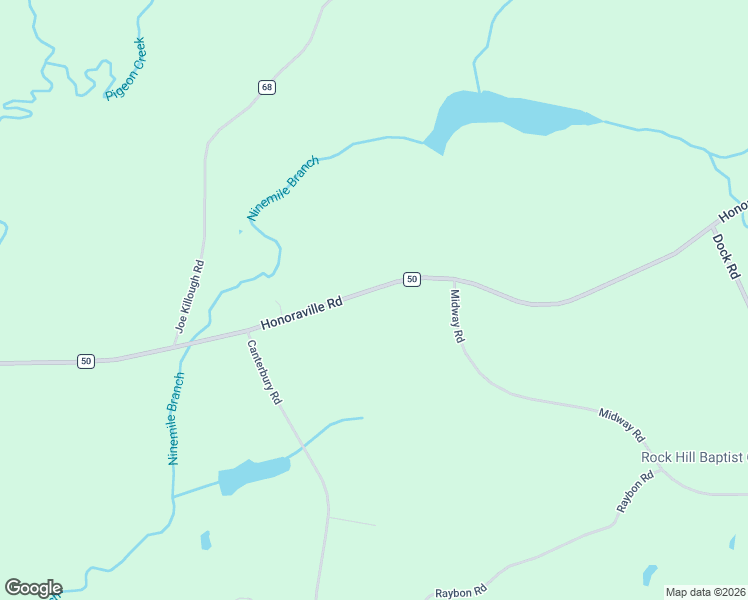 map of restaurants, bars, coffee shops, grocery stores, and more near 6460 Honoraville Road in Honoraville