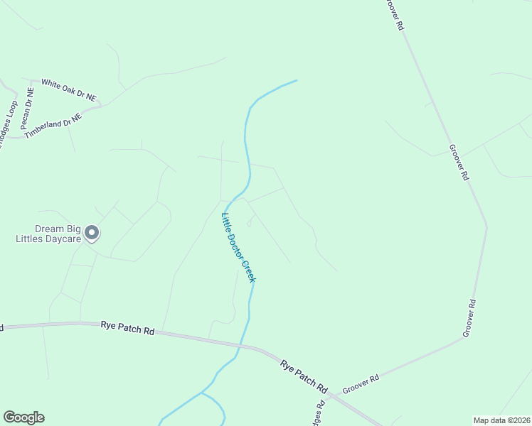 map of restaurants, bars, coffee shops, grocery stores, and more near 205 Cathy Road Northeast in Ludowici