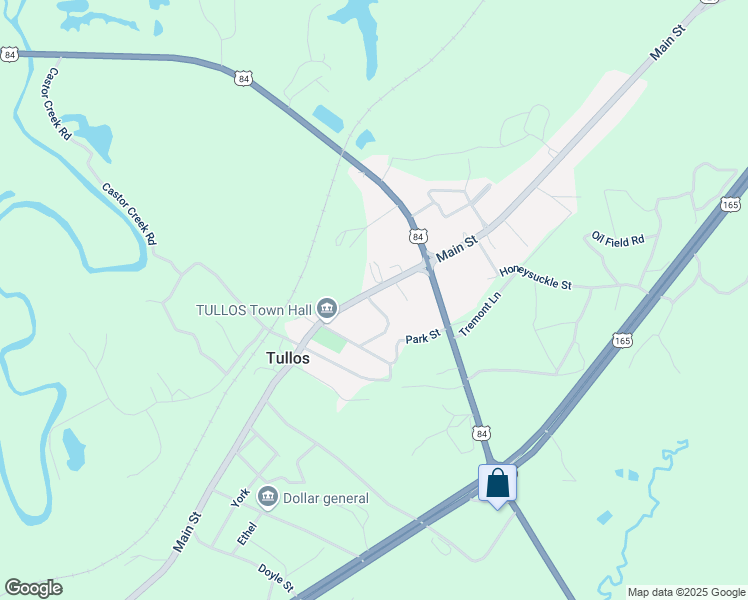 map of restaurants, bars, coffee shops, grocery stores, and more near 4th Street in Tullos