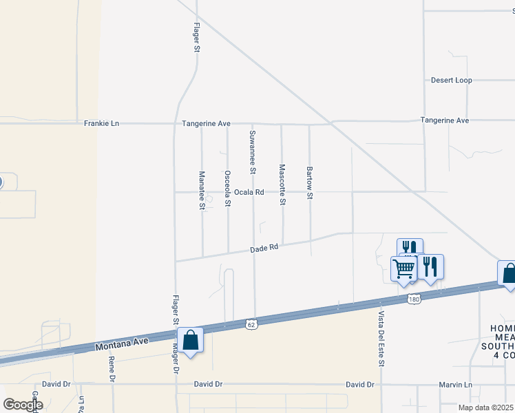 map of restaurants, bars, coffee shops, grocery stores, and more near 4265 Suwannee Street in El Paso