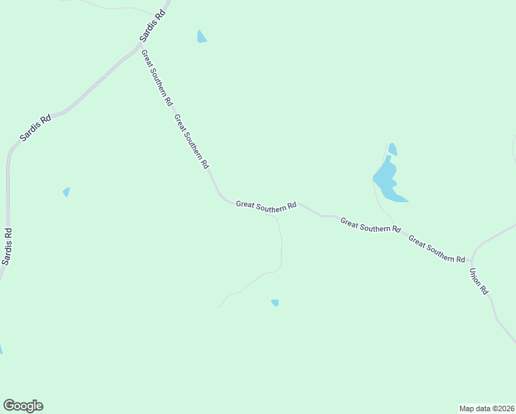 map of restaurants, bars, coffee shops, grocery stores, and more near 2191 Great Southern Road in Hazlehurst