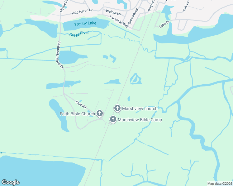 map of restaurants, bars, coffee shops, grocery stores, and more near 233 Sandpiper Drive in Midway
