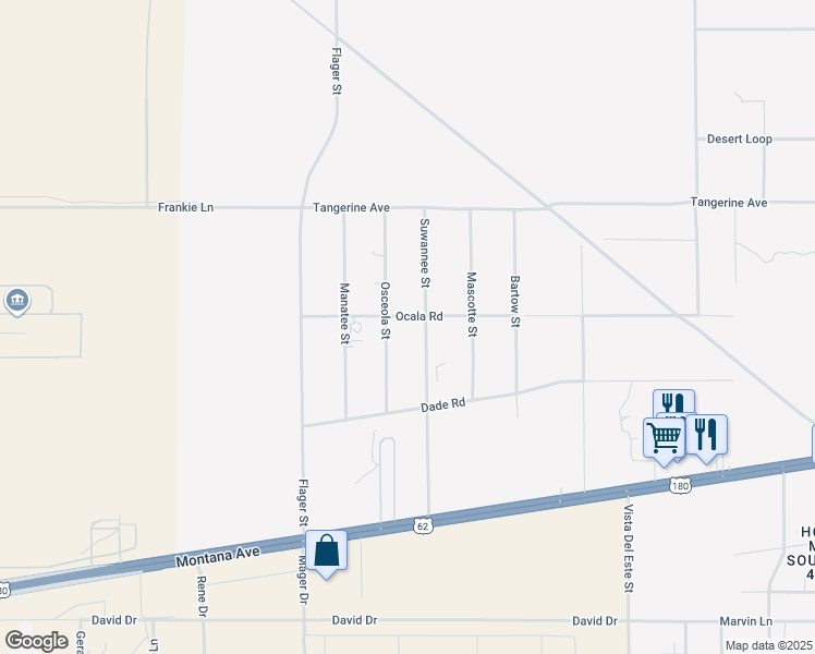 map of restaurants, bars, coffee shops, grocery stores, and more near 4265 Suwannee Street in El Paso
