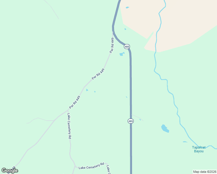 map of restaurants, bars, coffee shops, grocery stores, and more near 3266 Louisiana 485 in Robeline