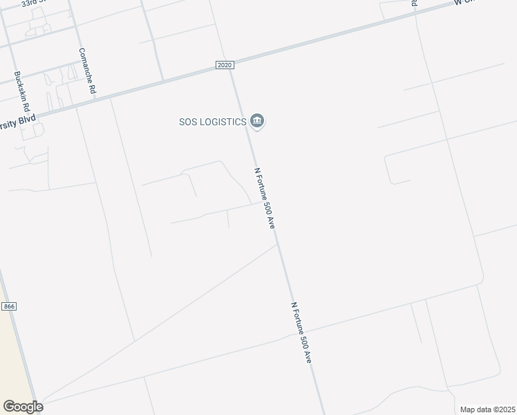 map of restaurants, bars, coffee shops, grocery stores, and more near 2039 North Fortune 500 Avenue in Odessa