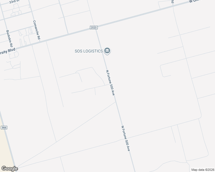 map of restaurants, bars, coffee shops, grocery stores, and more near 2045 North Fortune 500 Avenue in Odessa