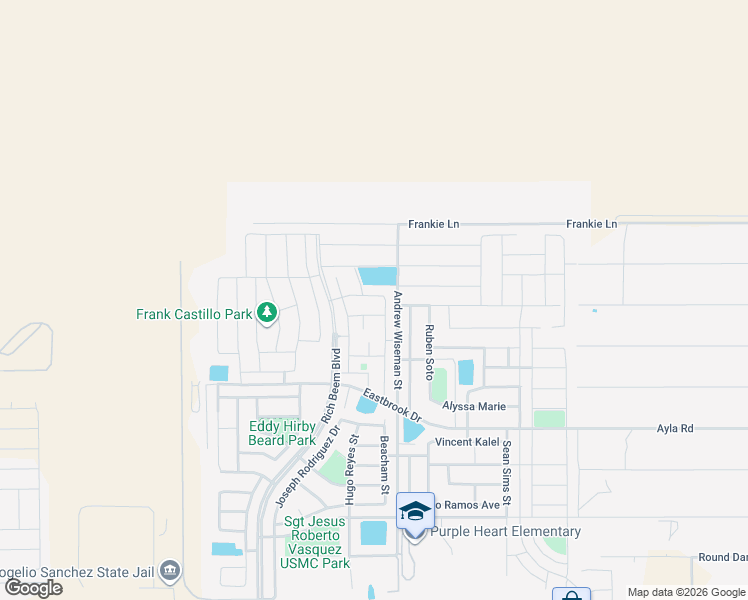 map of restaurants, bars, coffee shops, grocery stores, and more near 512 Delancey Street in El Paso