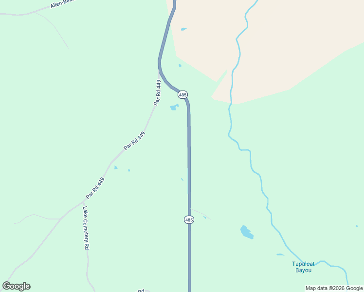 map of restaurants, bars, coffee shops, grocery stores, and more near 3266 Louisiana 485 in Robeline