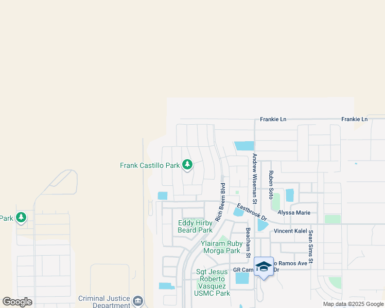 map of restaurants, bars, coffee shops, grocery stores, and more near 4993 Graciela Estep Street in El Paso