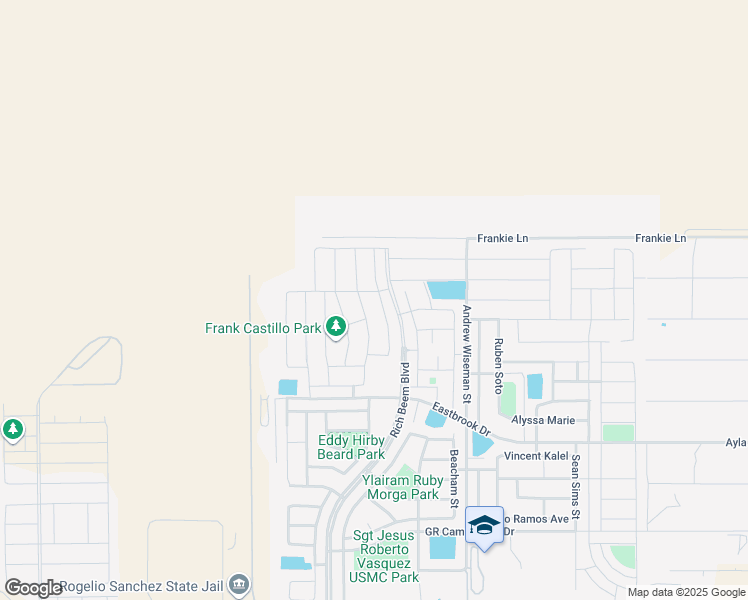 map of restaurants, bars, coffee shops, grocery stores, and more near 4993 Graciela Estep Street in El Paso