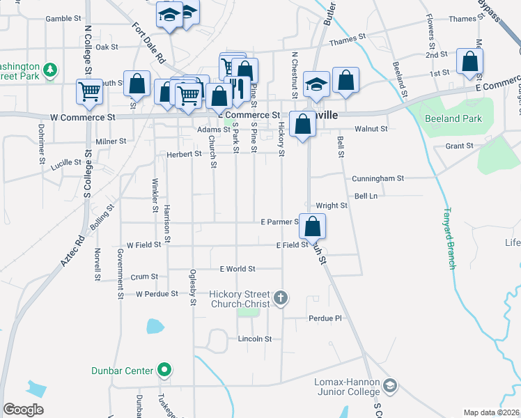 map of restaurants, bars, coffee shops, grocery stores, and more near 313 East Parmer Street in Greenville