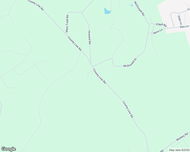 map of restaurants, bars, coffee shops, grocery stores, and more near 1476 County Line Road in Ludowici