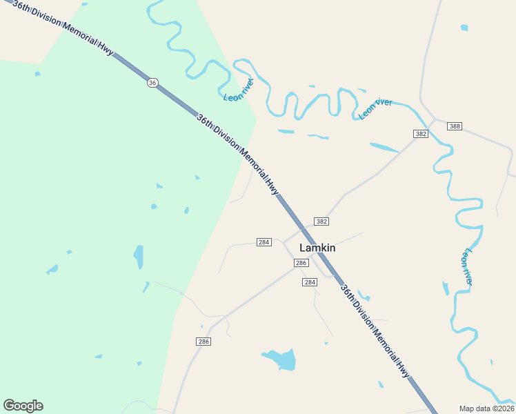 map of restaurants, bars, coffee shops, grocery stores, and more near 20616 Texas 36 in Gustine