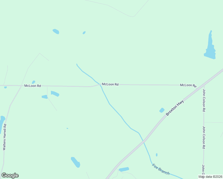 map of restaurants, bars, coffee shops, grocery stores, and more near McLoon Rd in Hazlehurst