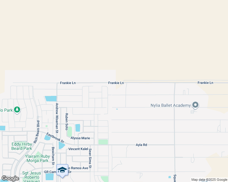 map of restaurants, bars, coffee shops, grocery stores, and more near 13101 Lopez Road in El Paso