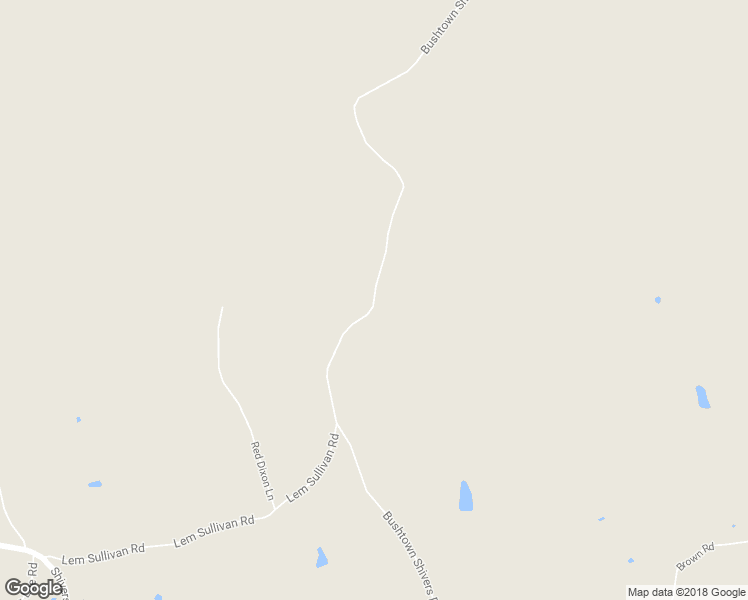 map of restaurants, bars, coffee shops, grocery stores, and more near Bushtown Shivers Road in Pinola