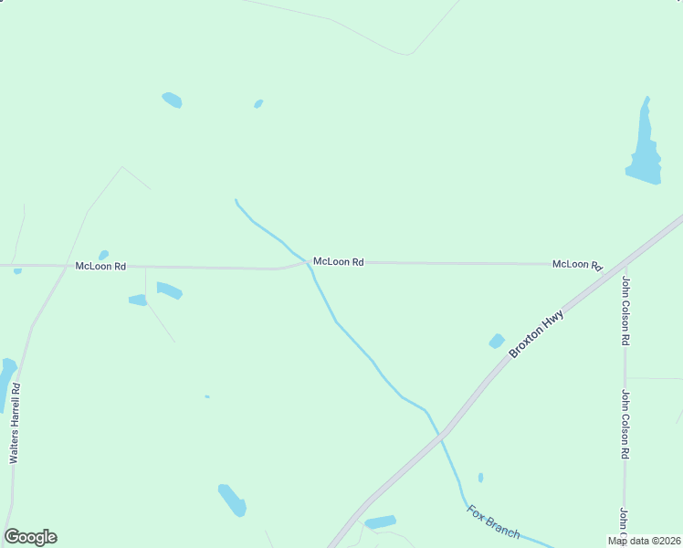 map of restaurants, bars, coffee shops, grocery stores, and more near McLoon Rd in Hazlehurst