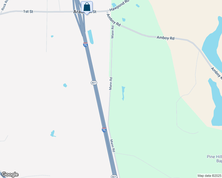 map of restaurants, bars, coffee shops, grocery stores, and more near in Arabi