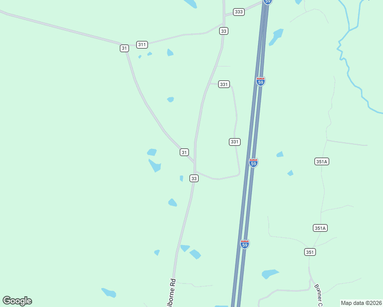 map of restaurants, bars, coffee shops, grocery stores, and more near 18 County Road 31 in Heidelberg