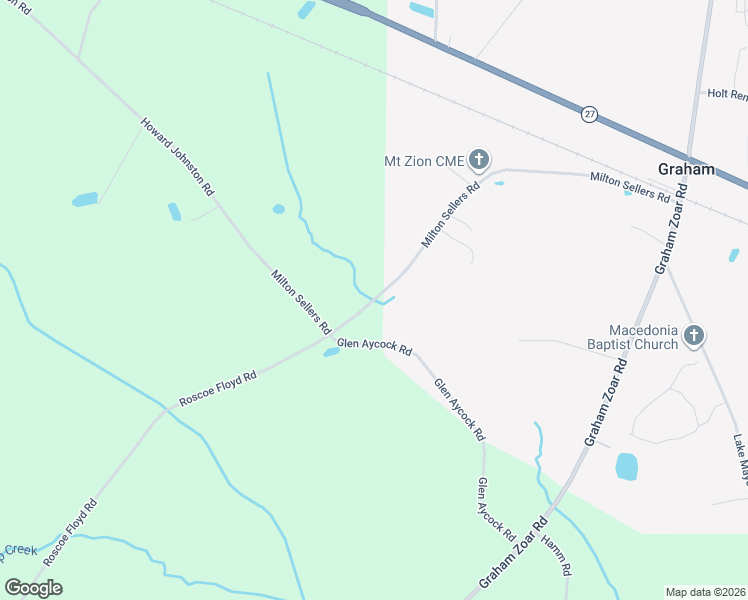 map of restaurants, bars, coffee shops, grocery stores, and more near 574 Milton Sellers Road in Baxley