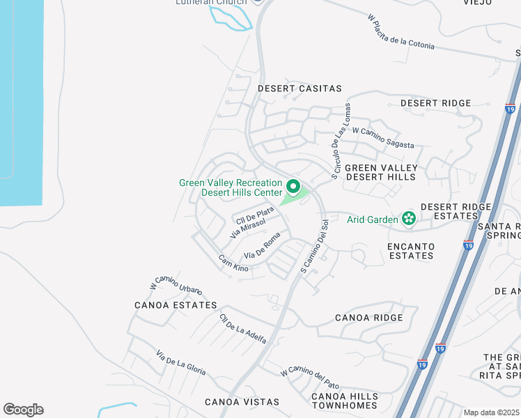 map of restaurants, bars, coffee shops, grocery stores, and more near 1537 Calle Hacienda in Green Valley