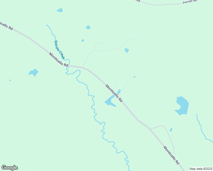 map of restaurants, bars, coffee shops, grocery stores, and more near 14065 Monticello Road in Hazlehurst