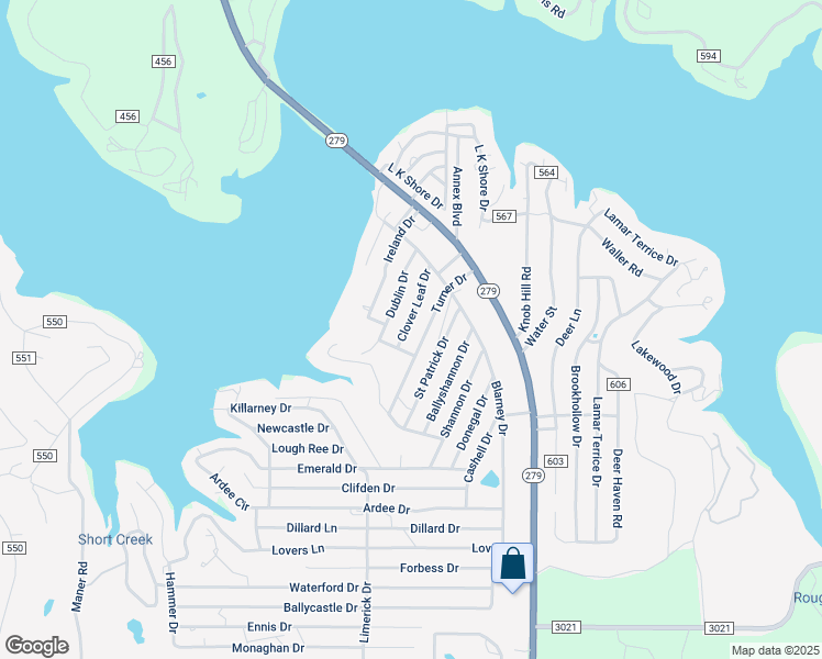 map of restaurants, bars, coffee shops, grocery stores, and more near 6929 Clover Leaf Drive in Brownwood