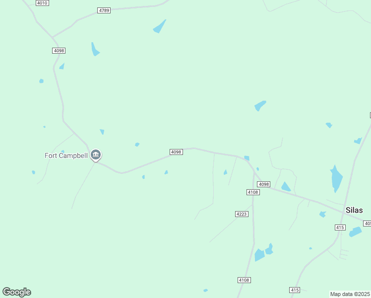map of restaurants, bars, coffee shops, grocery stores, and more near County Road 4098 in Shelby County