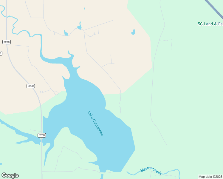 map of restaurants, bars, coffee shops, grocery stores, and more near 641 Comanche Lake Road in Comanche