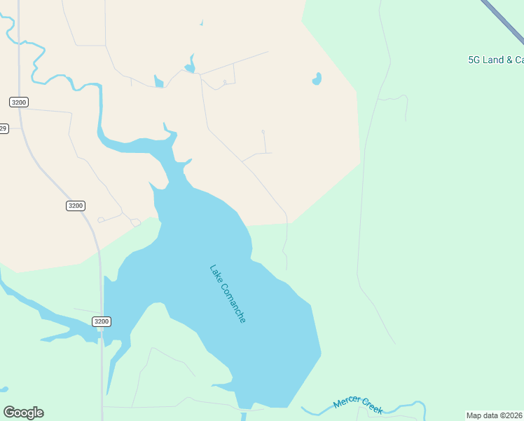 map of restaurants, bars, coffee shops, grocery stores, and more near 641 Comanche Lake Road in Comanche