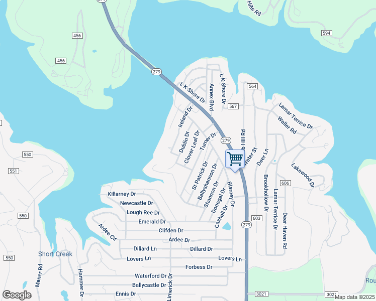 map of restaurants, bars, coffee shops, grocery stores, and more near 6929 Clover Leaf Drive in Brownwood