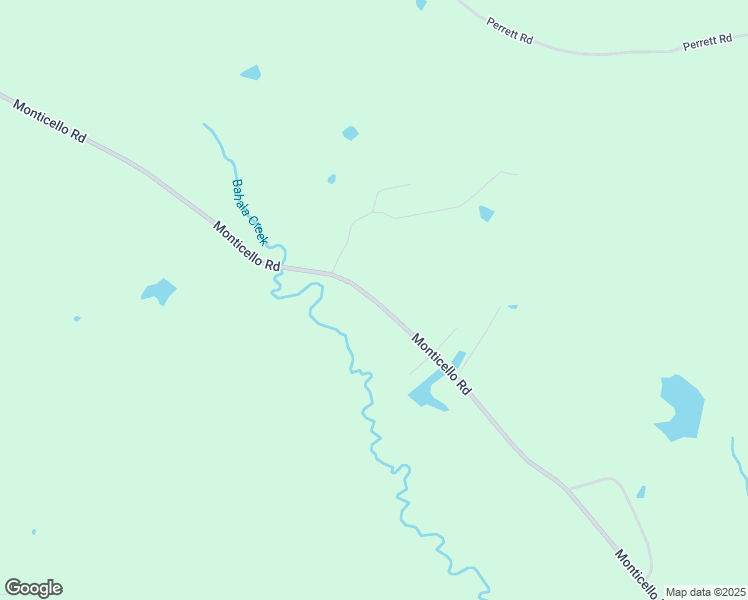 map of restaurants, bars, coffee shops, grocery stores, and more near 15001 Monticello Road in Hazlehurst