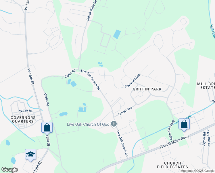 map of restaurants, bars, coffee shops, grocery stores, and more near 681 Live Oak Church Road in Hinesville
