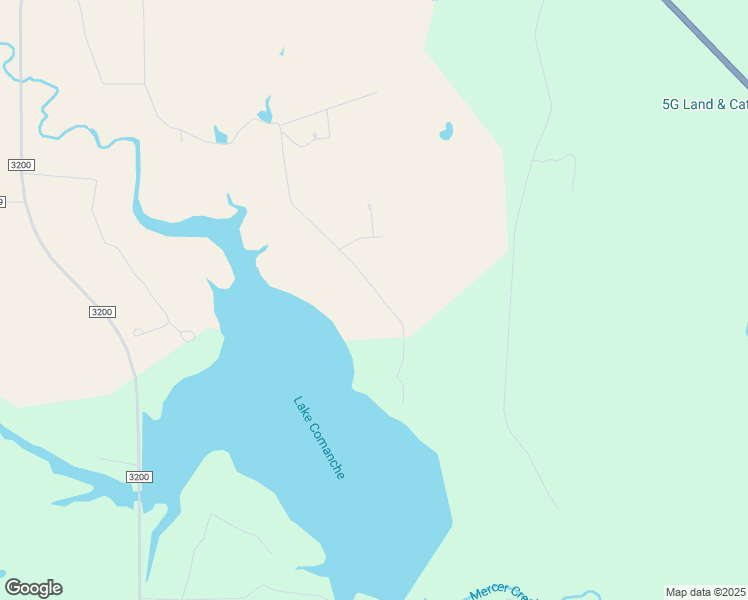 map of restaurants, bars, coffee shops, grocery stores, and more near 641 Comanche Lake Road in Comanche