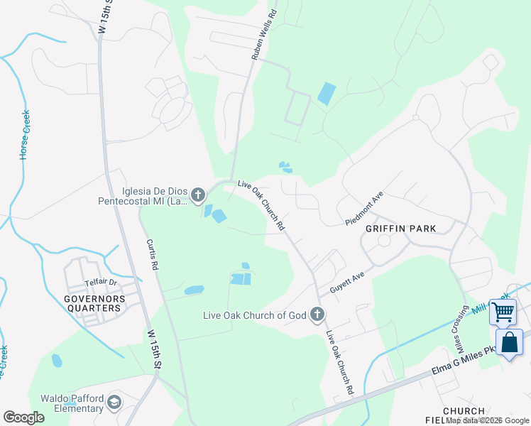 map of restaurants, bars, coffee shops, grocery stores, and more near 222 Catfish Lane in Hinesville