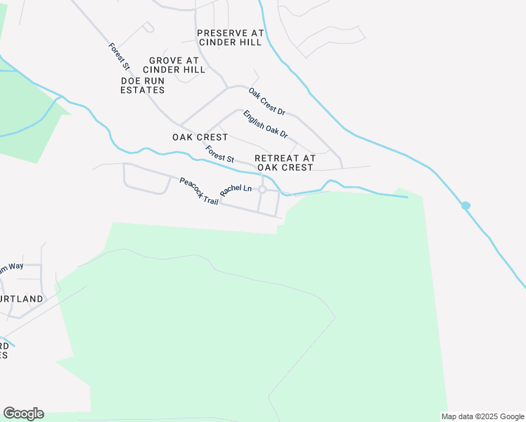 map of restaurants, bars, coffee shops, grocery stores, and more near 1206 Peacock Trail in Hinesville