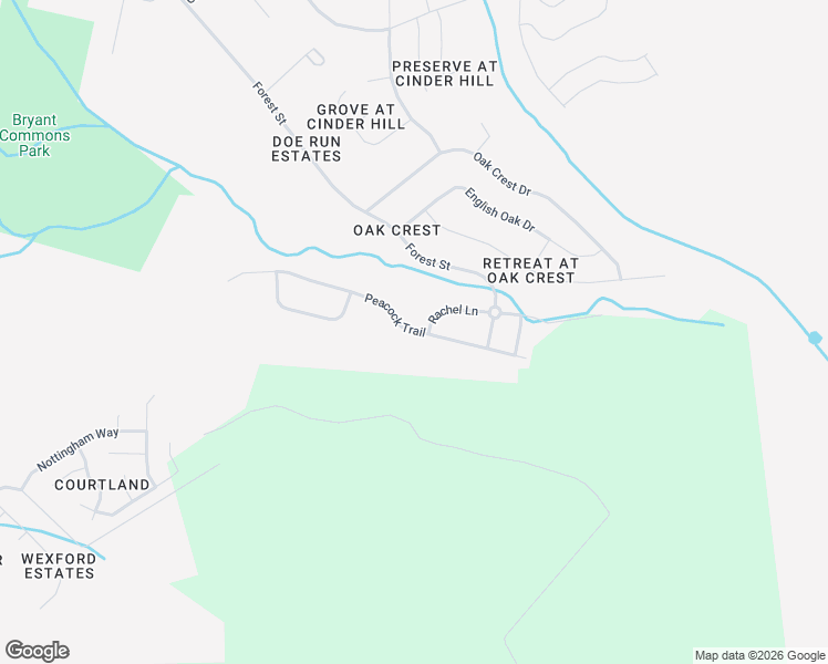 map of restaurants, bars, coffee shops, grocery stores, and more near 1241 Peacock Trail in Hinesville