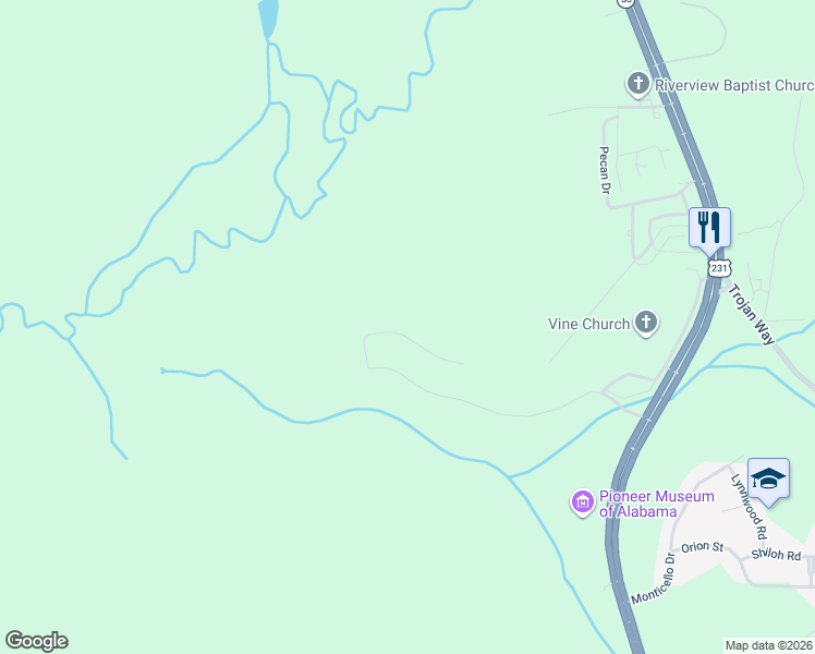 map of restaurants, bars, coffee shops, grocery stores, and more near 117 Los Robles in Troy