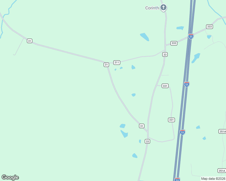 map of restaurants, bars, coffee shops, grocery stores, and more near 91 County Road 31 in Heidelberg