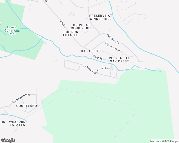 map of restaurants, bars, coffee shops, grocery stores, and more near 1249 Peacock Trail in Hinesville