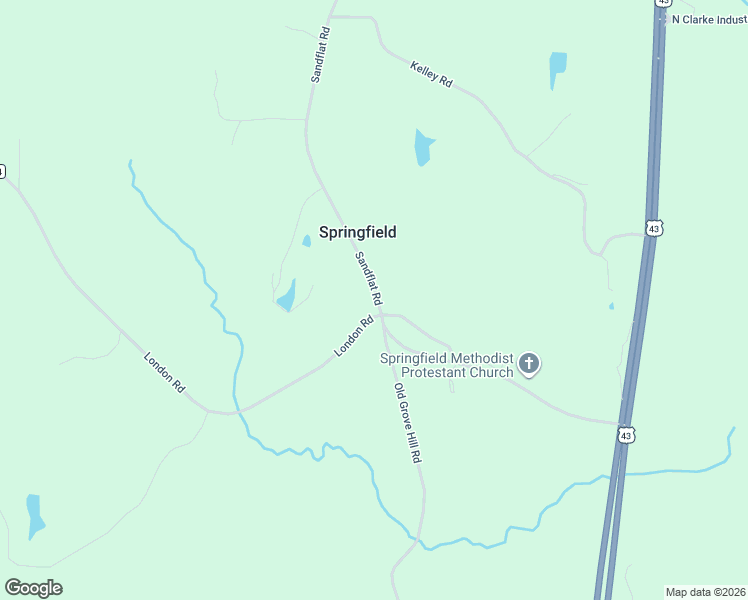 map of restaurants, bars, coffee shops, grocery stores, and more near 2626 Dancer Lane in Thomasville