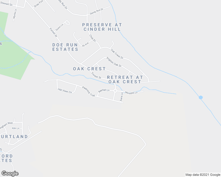 map of restaurants, bars, coffee shops, grocery stores, and more near 900 Rachel Lane in Hinesville