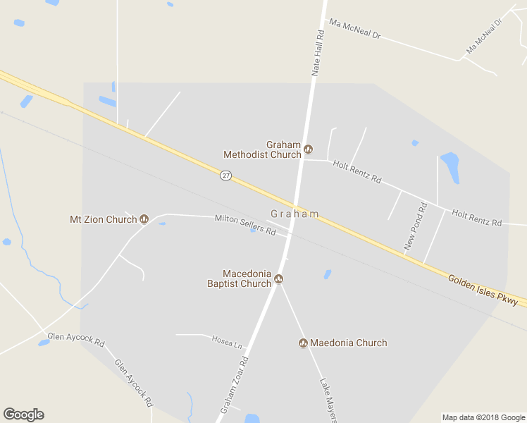 map of restaurants, bars, coffee shops, grocery stores, and more near 88 Lord Street in Baxley