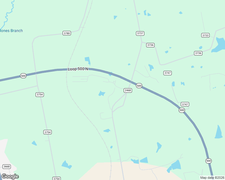 map of restaurants, bars, coffee shops, grocery stores, and more near 1803 Farm to Market Road 2468 in Center