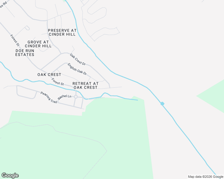 map of restaurants, bars, coffee shops, grocery stores, and more near 665 Red Oak Lane in Hinesville