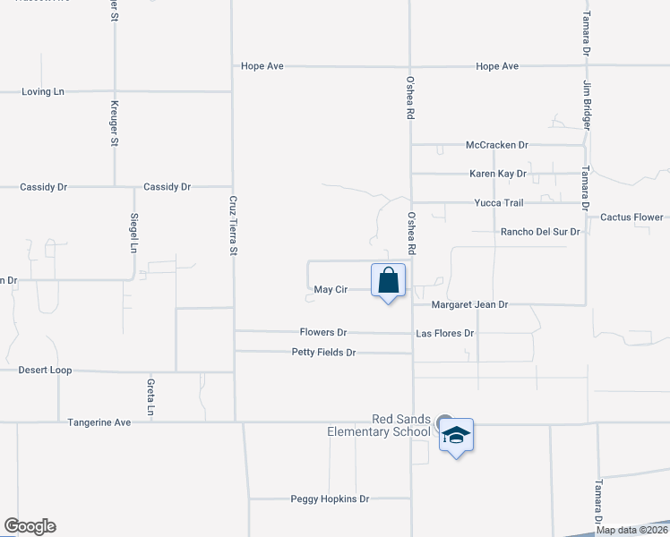 map of restaurants, bars, coffee shops, grocery stores, and more near 14854 May Circle in El Paso