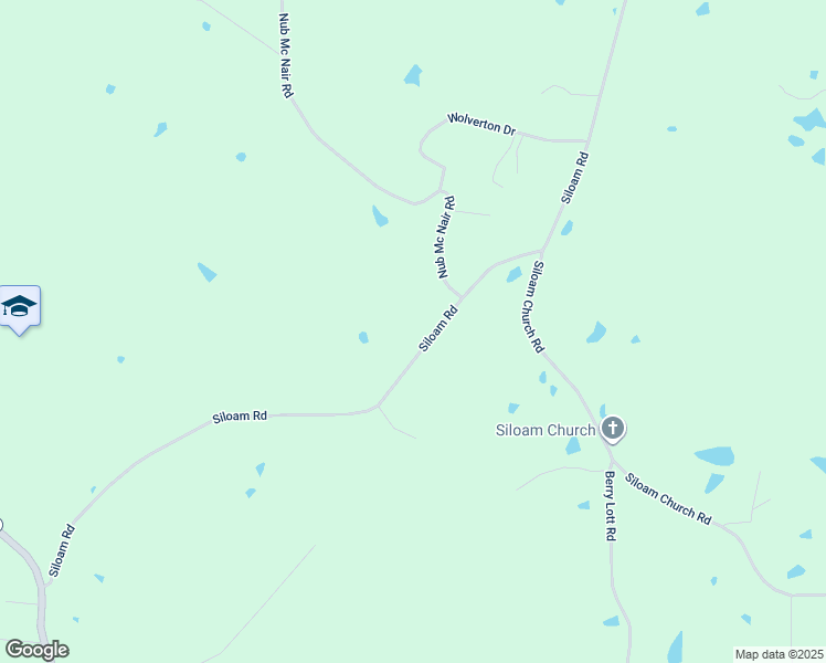 map of restaurants, bars, coffee shops, grocery stores, and more near 343 Siloam Road in Magee