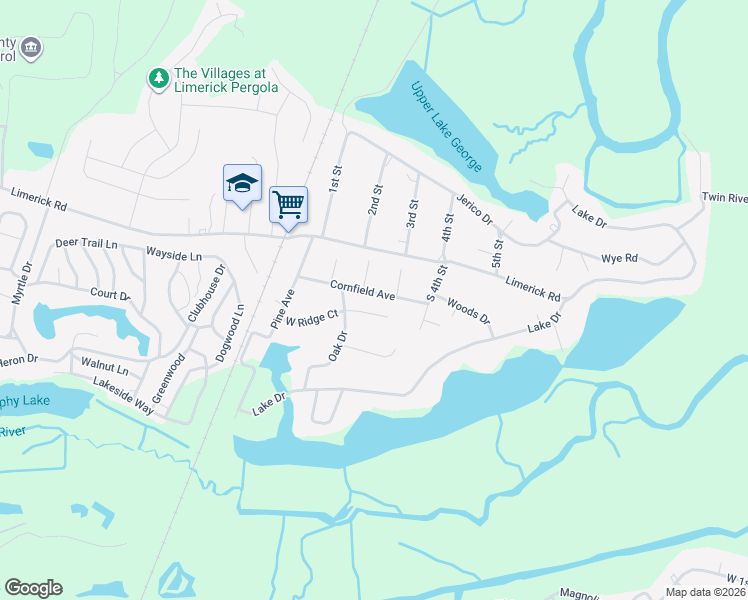 map of restaurants, bars, coffee shops, grocery stores, and more near 171 Cornfield Avenue in Midway