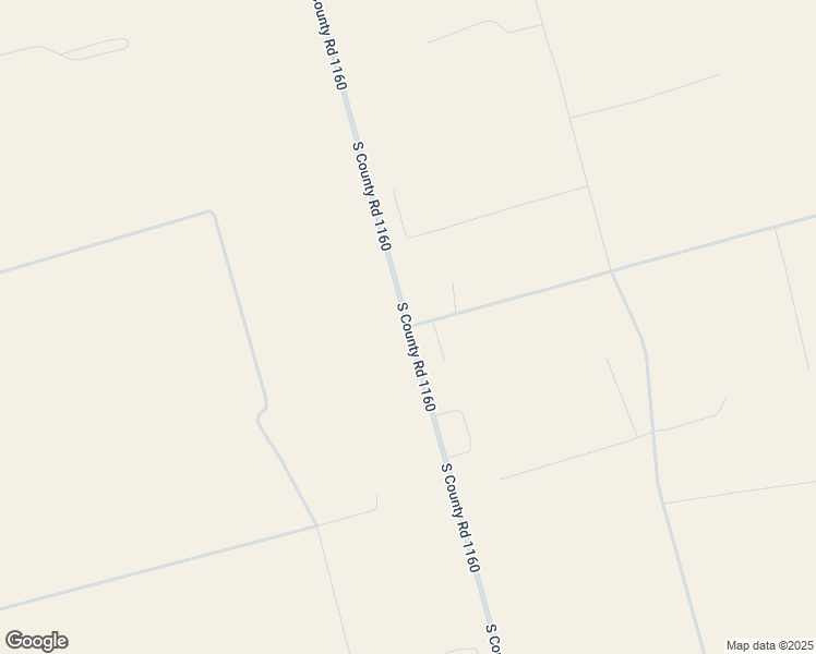 map of restaurants, bars, coffee shops, grocery stores, and more near South County Road 1160 in Midland